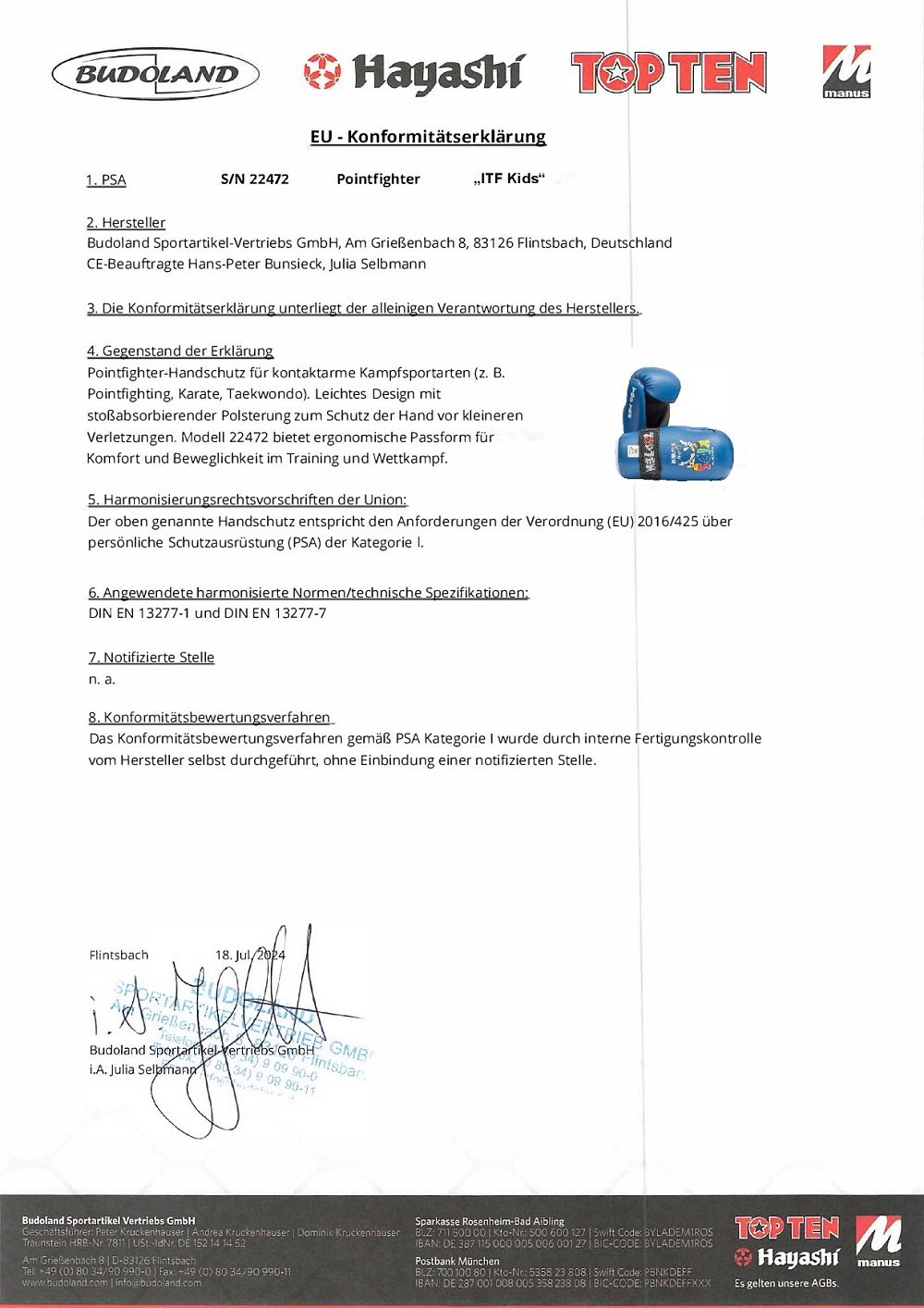 Top Ten Open Hands "KIDS"