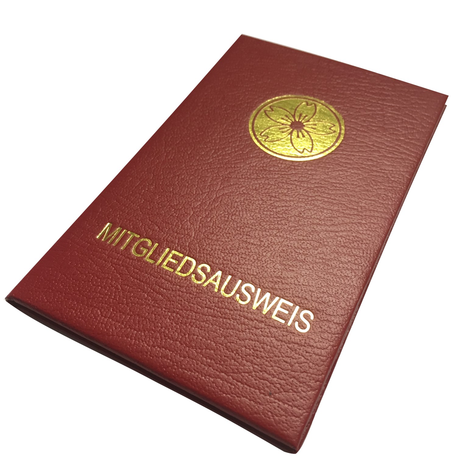 Budo-Sportausweis II, Kunstleder Einband , rot