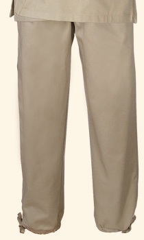 Meditationsanzug / Taiji Anzug beige Premium XL - ca. 190 cm