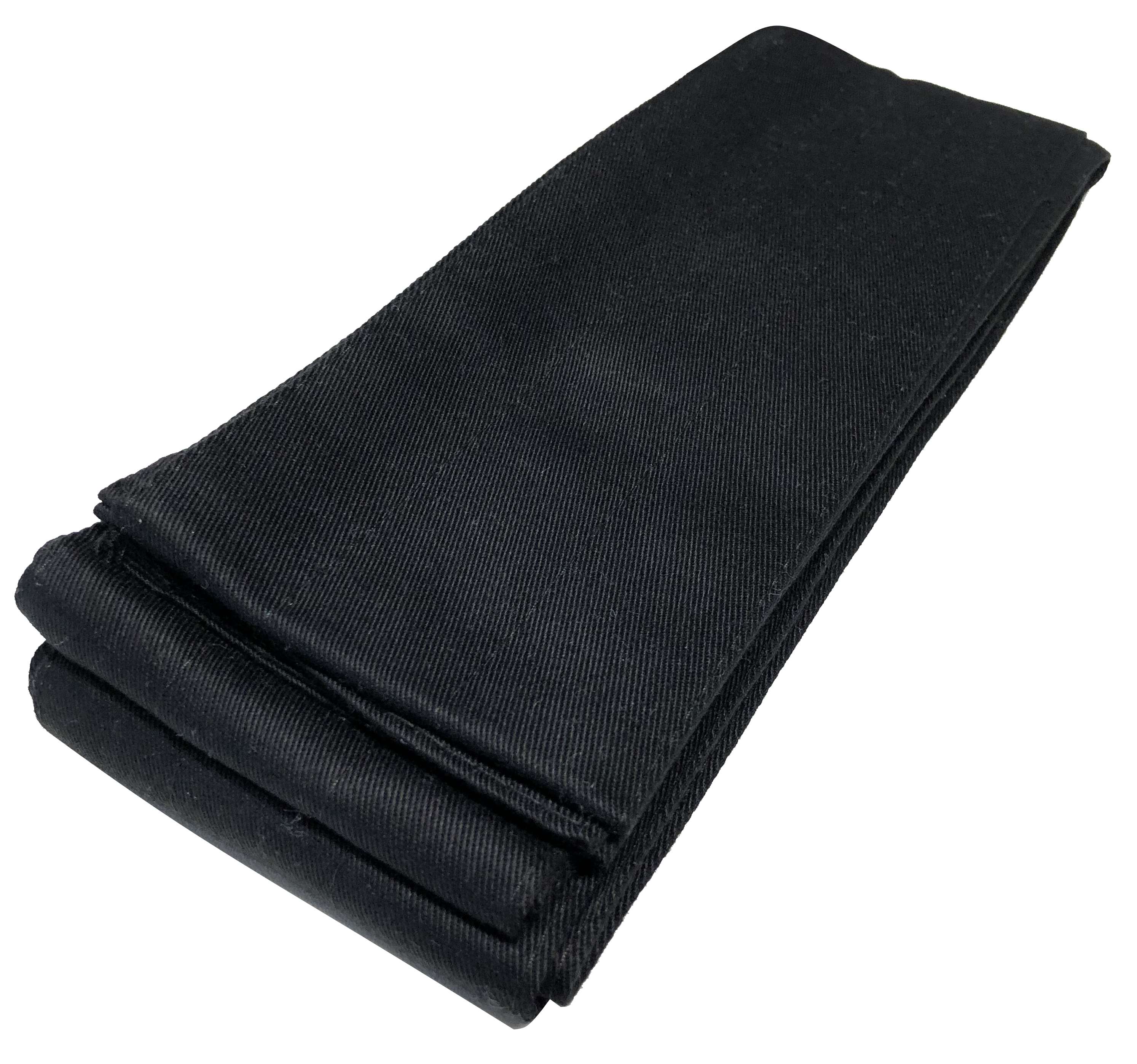 Iaido Obi First Class, schwarz, 400 x 8 cm