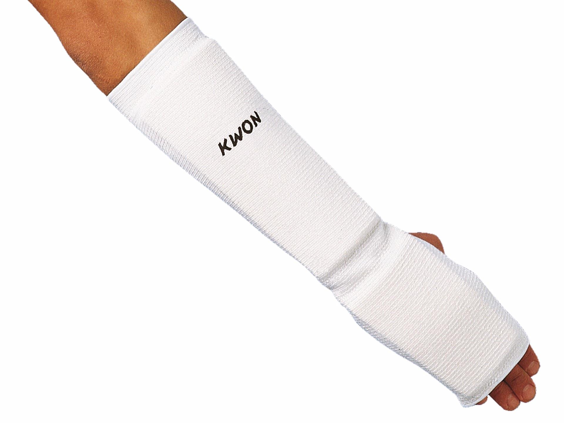 KWON (R) Unterarm-Faustschutz STOFF / weiss