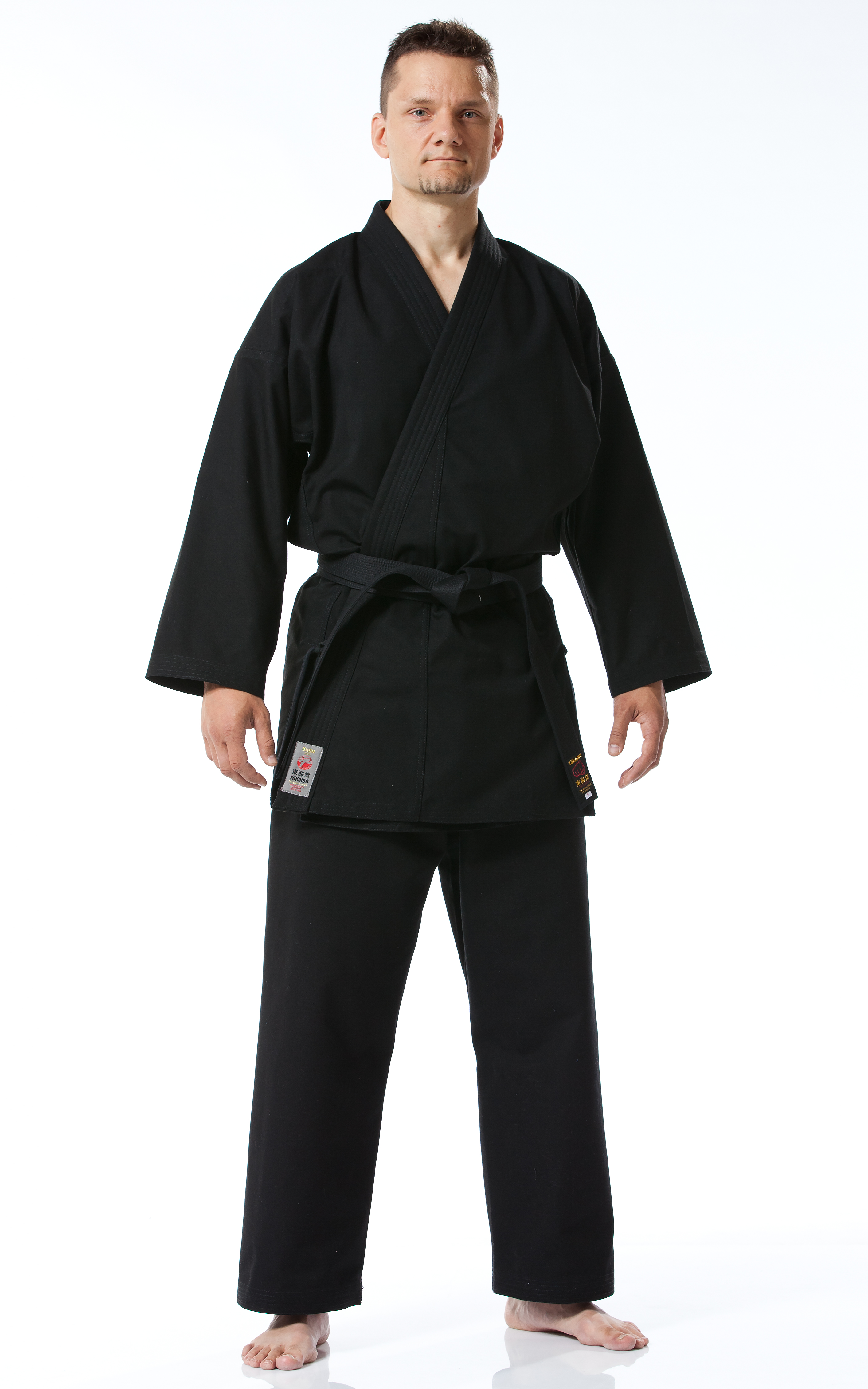 Tokaido SV- und Karateanzug Bujin Kuro schwarz