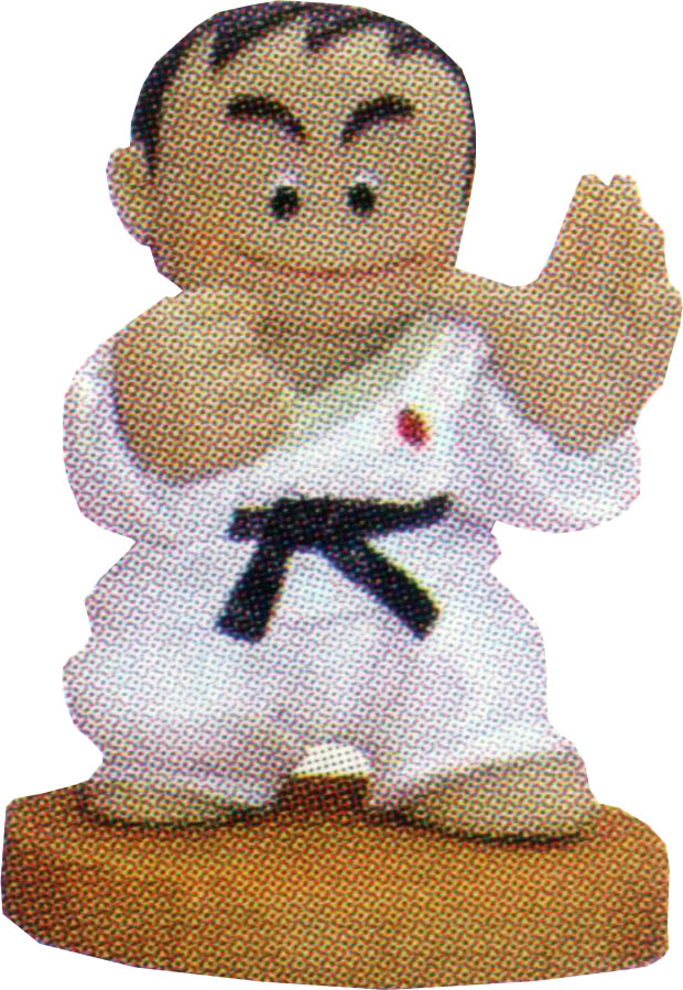 Taekwondo Figur (H966) 6,5 x 6 x 10,5cm