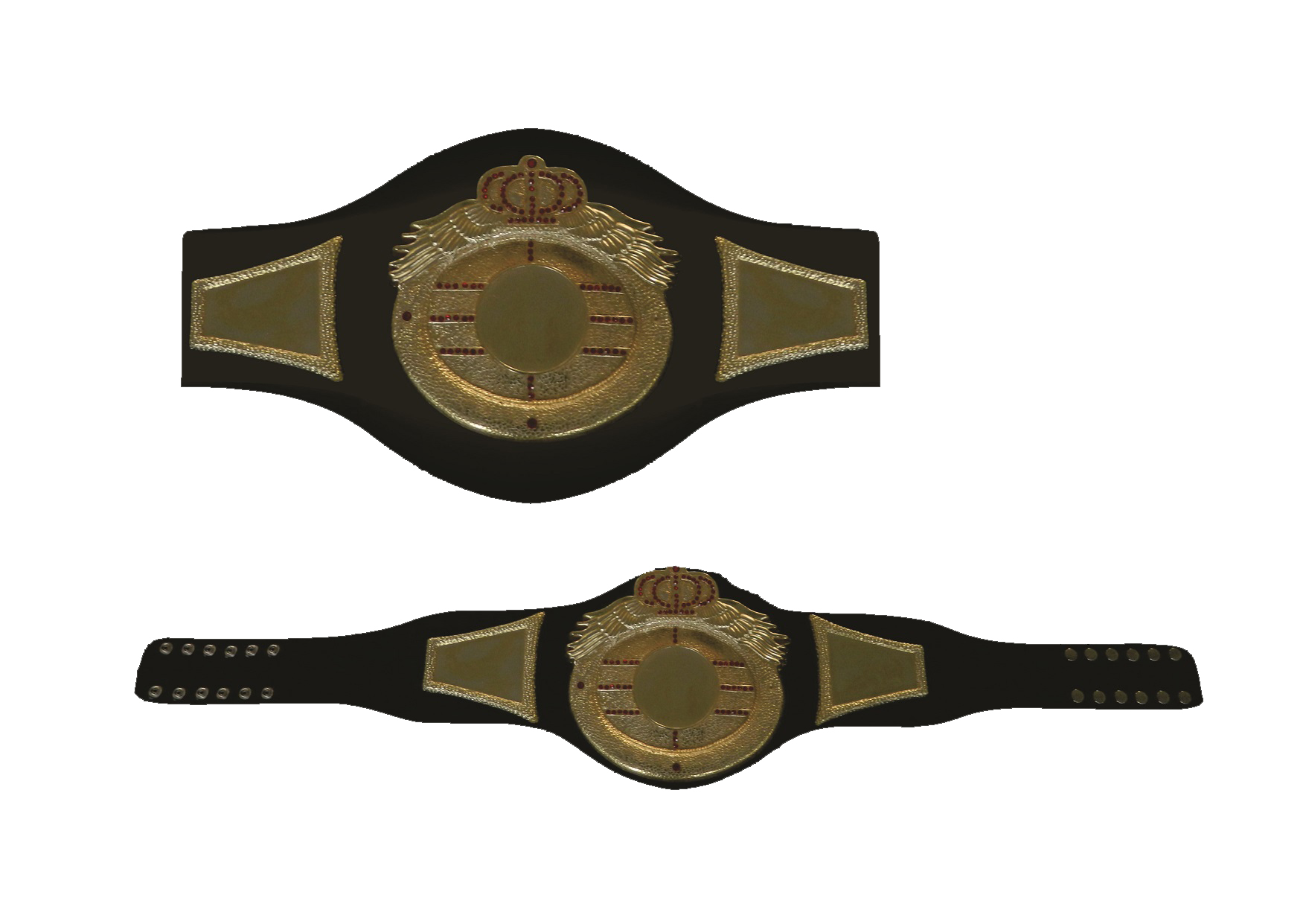 CHAMPION Gürtel NEW QUALITY Master Edition Golden Crown and Wings (C-112)