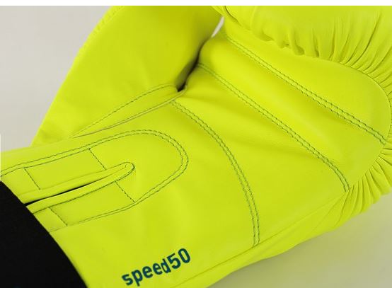 adidas Boxhandschuhe Speed 50, ADISBG50 gelb/blau 14 oz