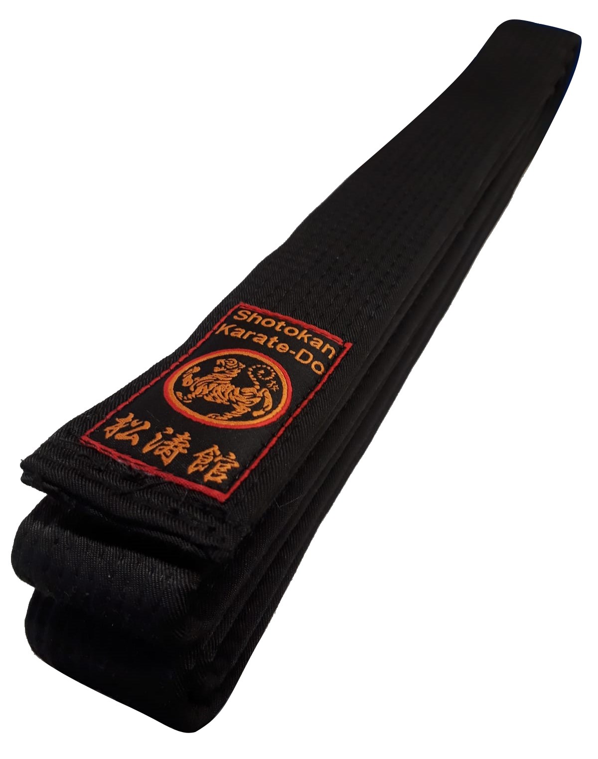 Karate Gürtel SHOTOKAN LABEL Schwarzgurt 5 cm 350