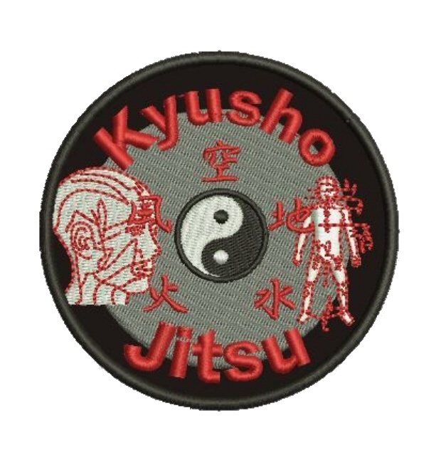 Kyusho Jitsu YinYang Aufnäher / Patch