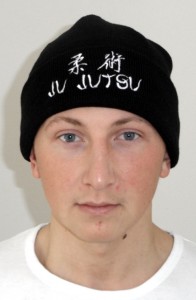 Wollmütze mit "Ju Jutsu" Bestickung