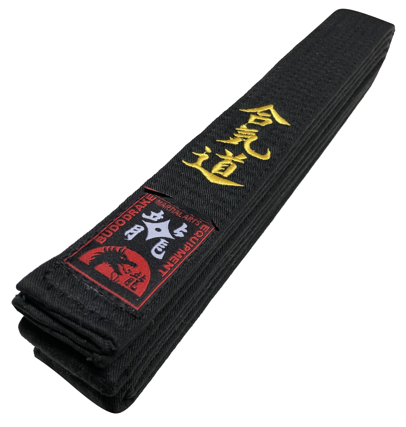 Aikido Dan Gürtel farbig bestickt