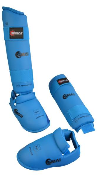 SMAI WKF Schienbein/Spannschutz blau