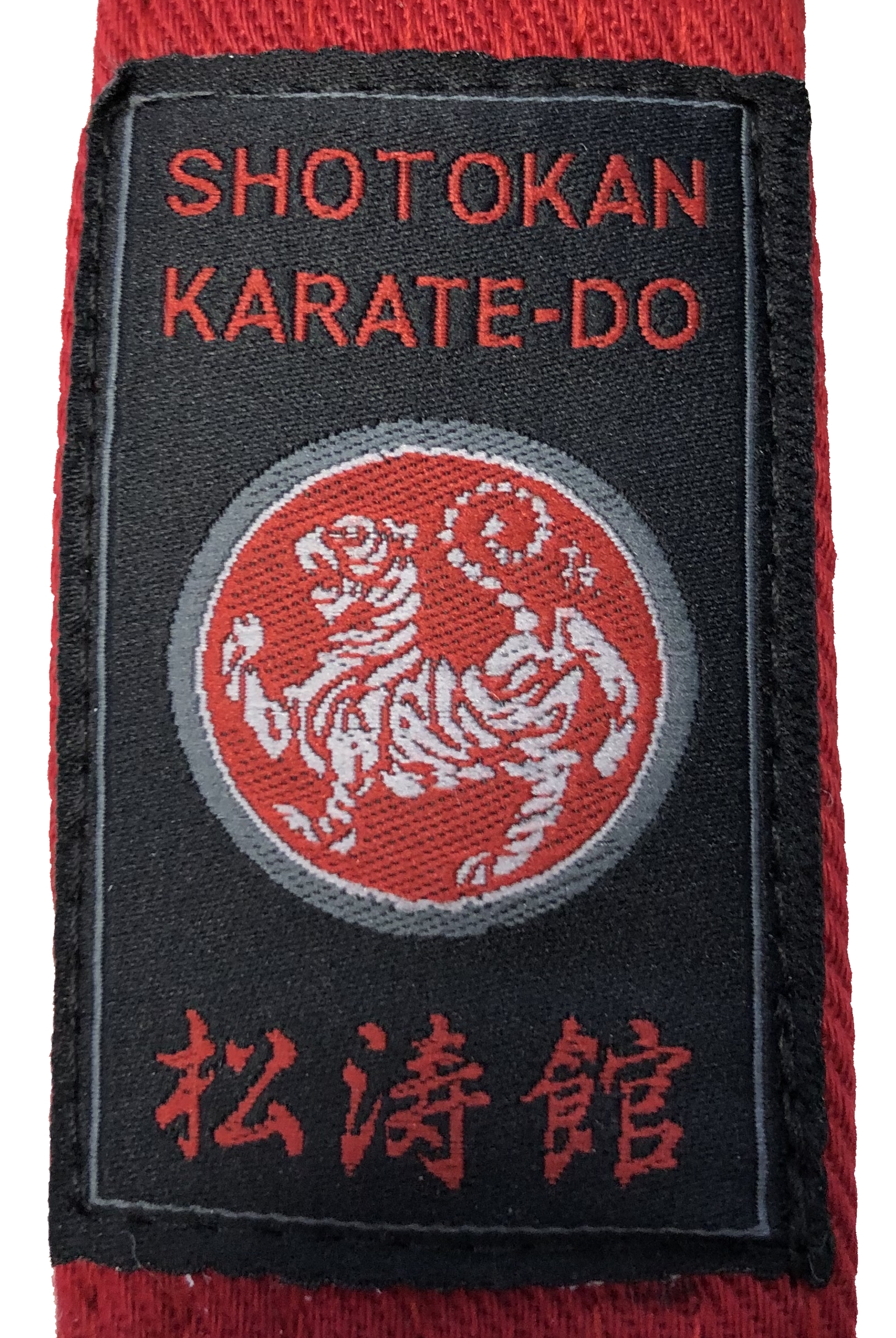 Shotokan Karategürtel Silver Edition 100 % Cotton rot 400