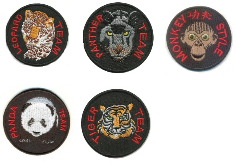 Aufnäher mit Tier Stilrichtungen