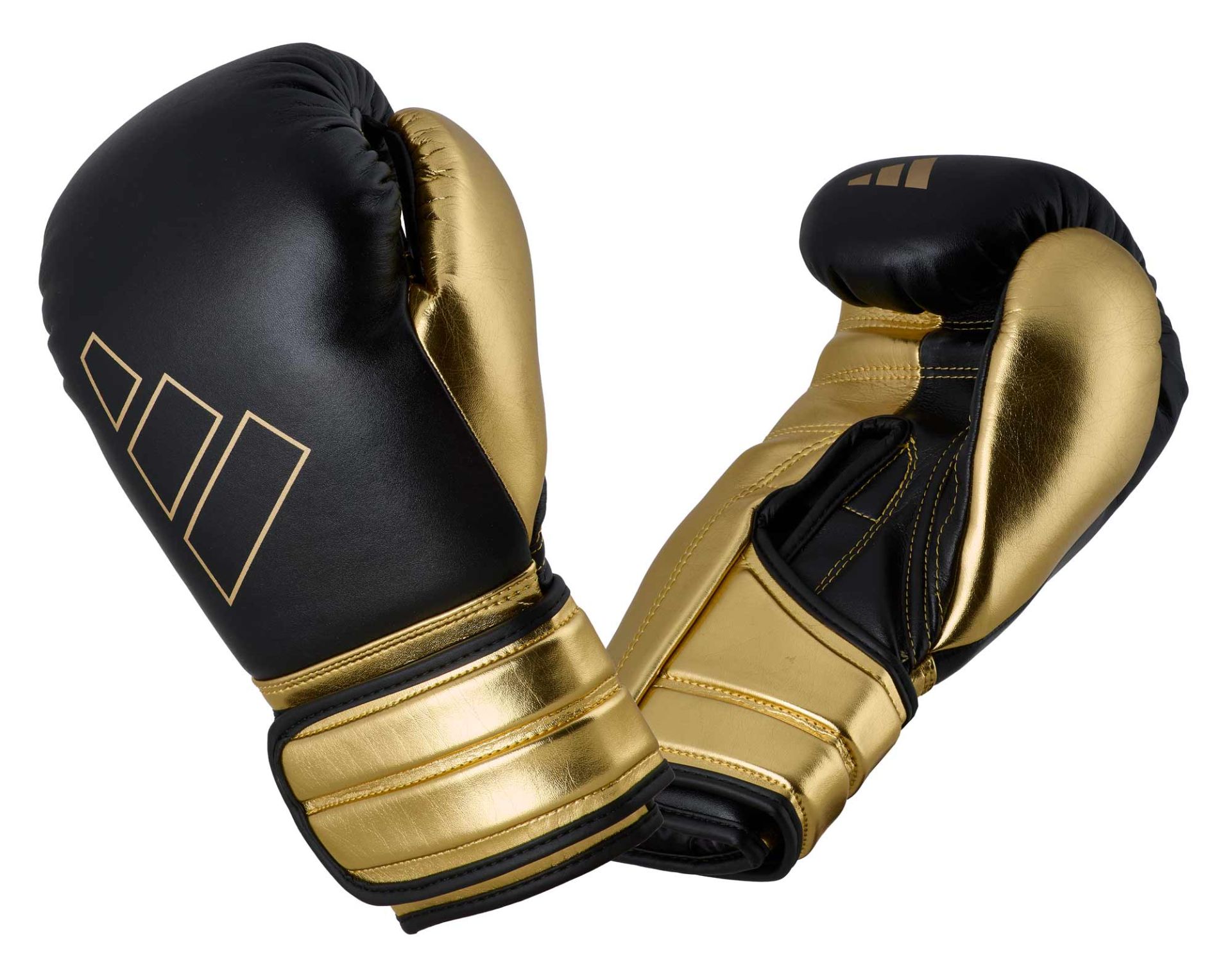 adidas Boxhandschuhe Hybrid 500, schwarz/gold, ADIH500