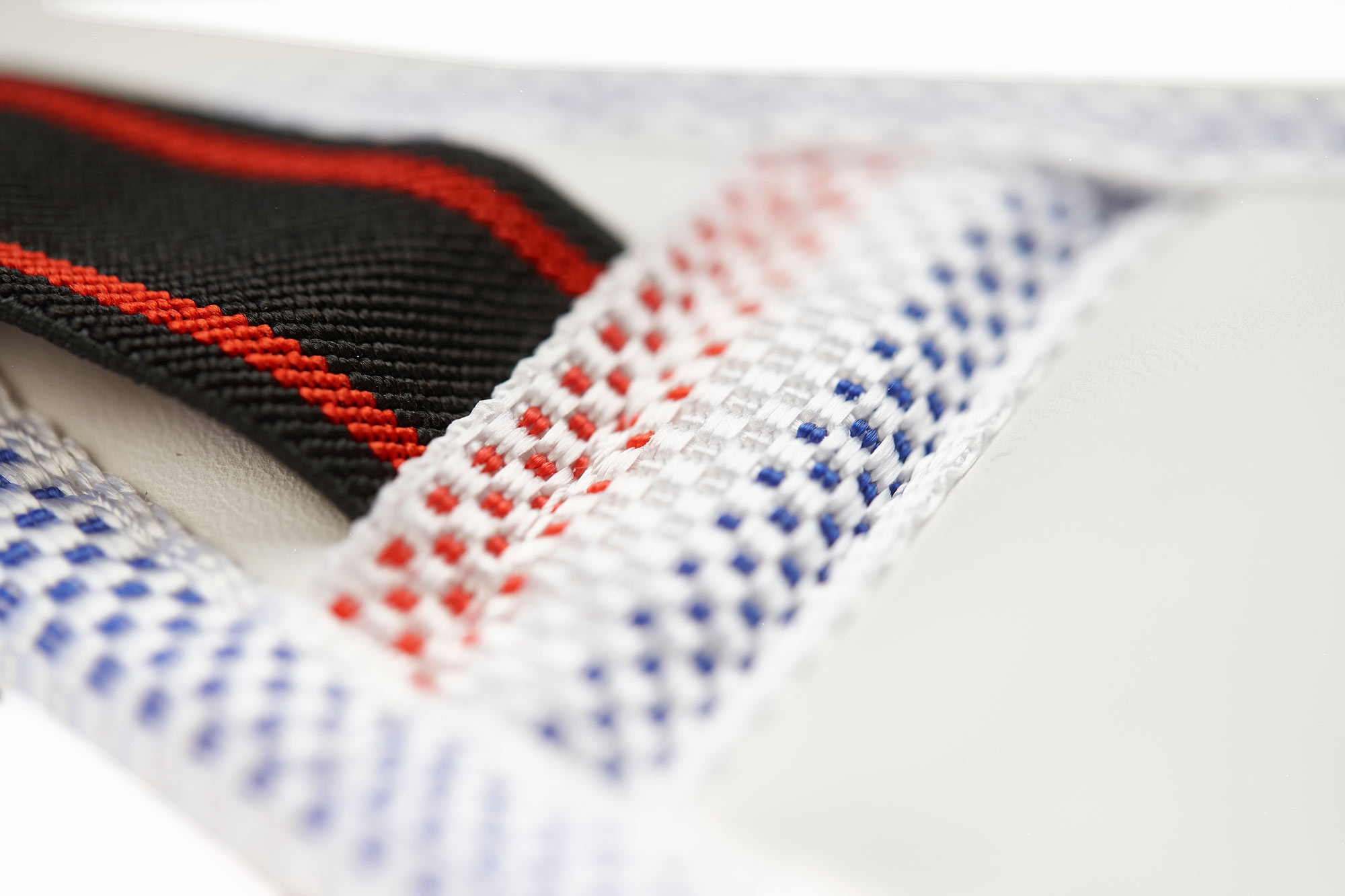 Taekwondo Kampfweste Klett rot-blau