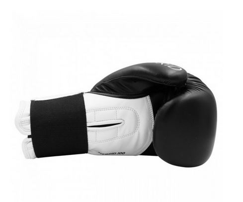 adidas Boxhandschuhe Hybrid 100, schwarz/weiß, ADIH100 12 oz