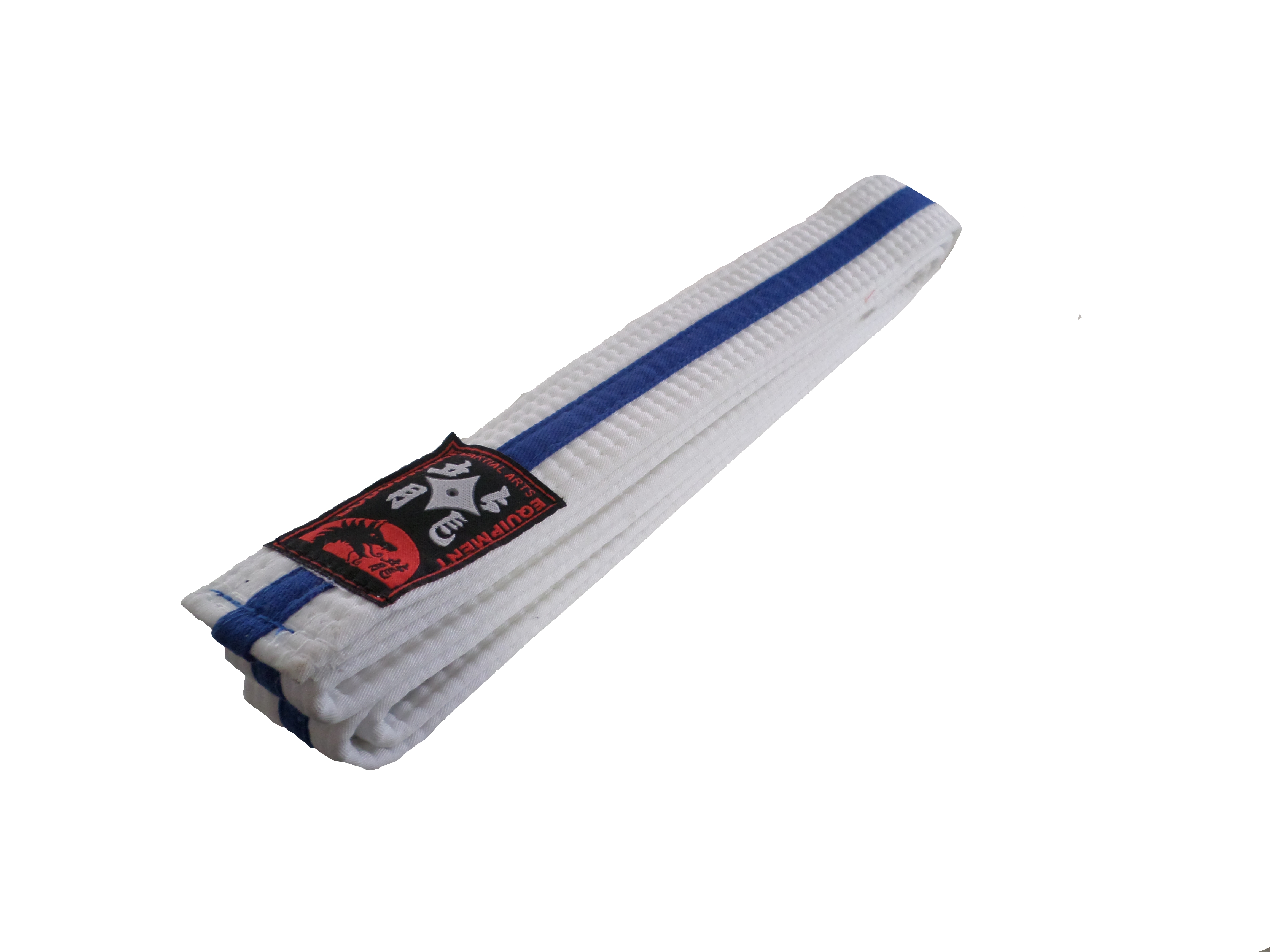 GÜRTEL Weiß-Blau-Weiß Mittelstreifen 350