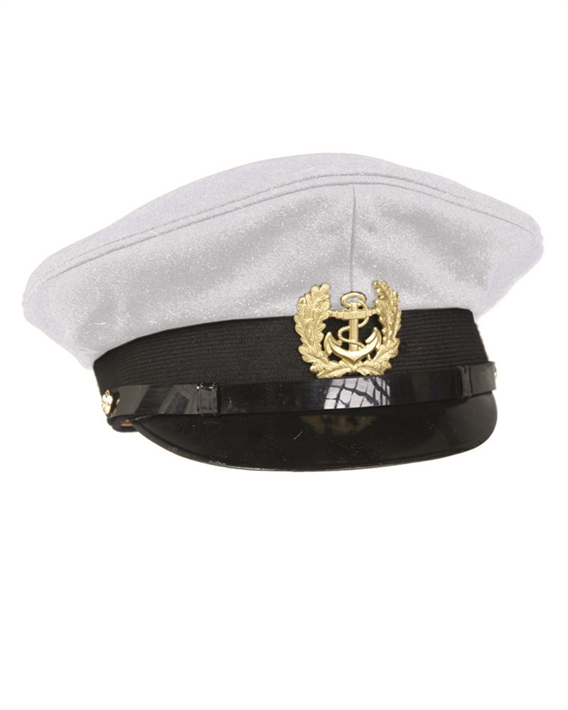 Marine Kapitänsmütze Weiß