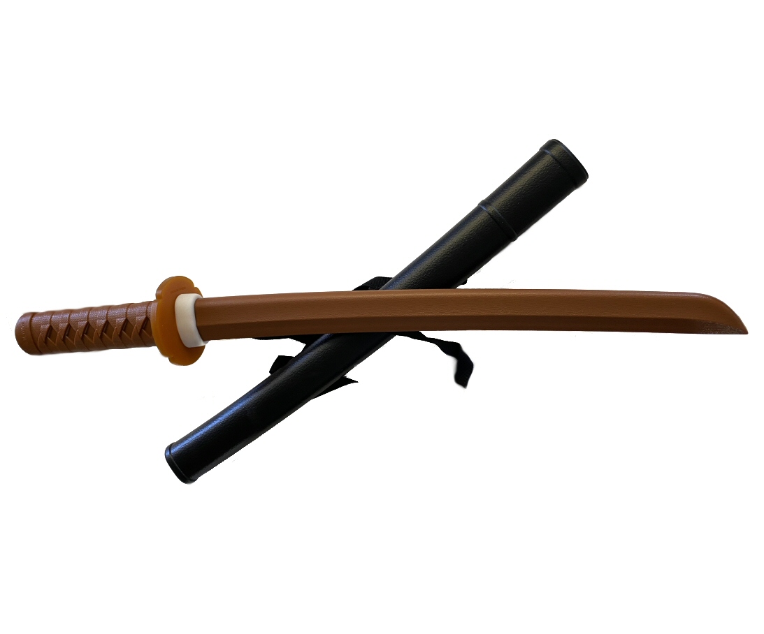 Shoto braun aus PU inkl. Saya schwarz