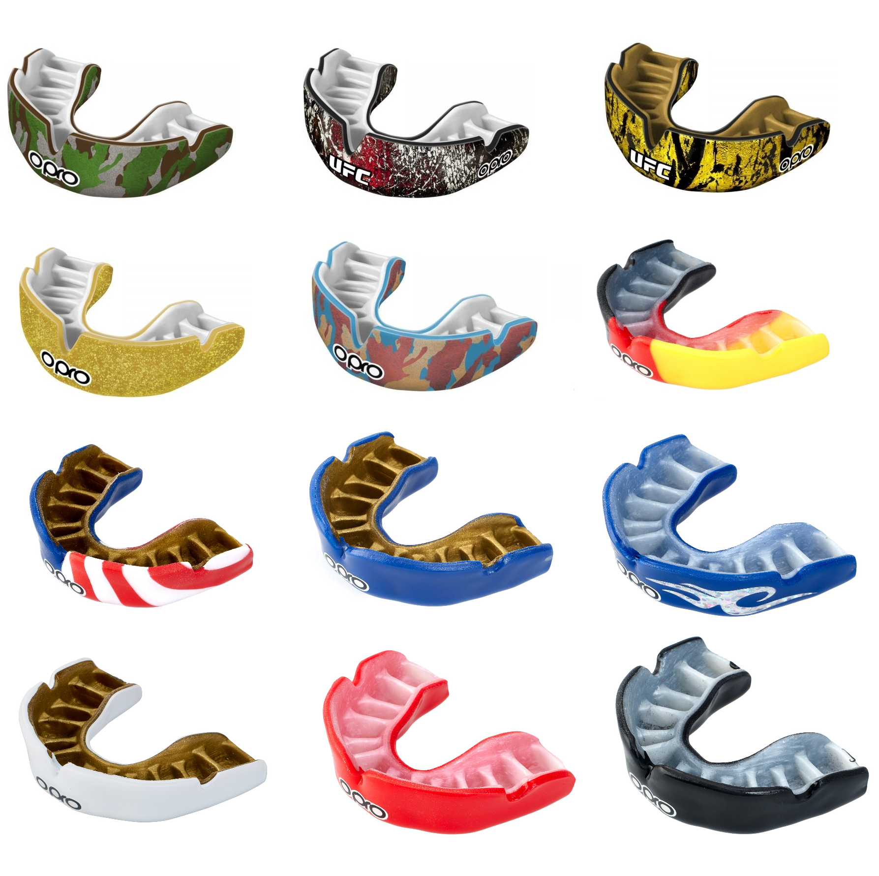 Opro Zahnschutz Power-Fit Urban red/white