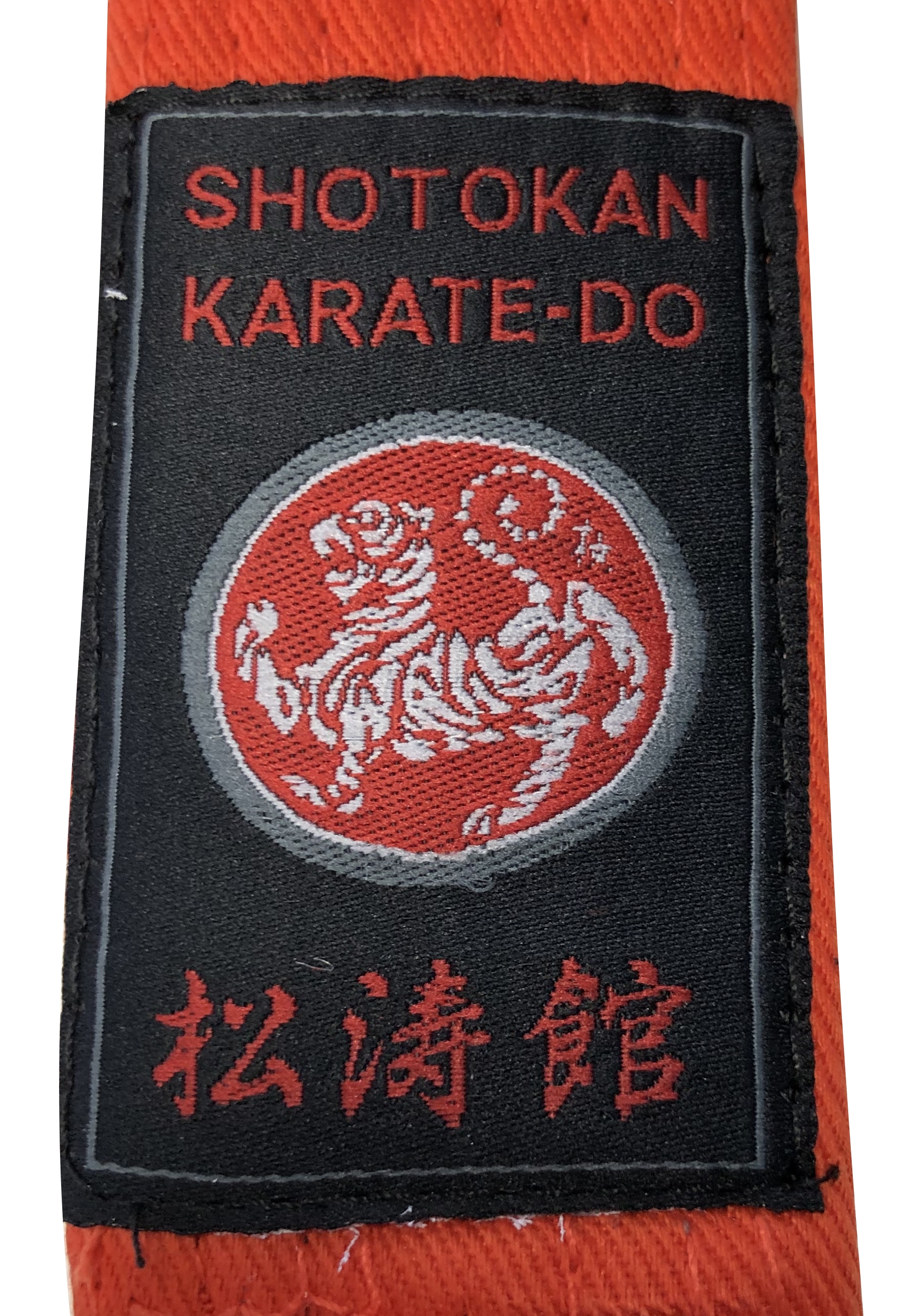 Shotokan Karategürtel Silver Edition 100 % Cotton orange 400