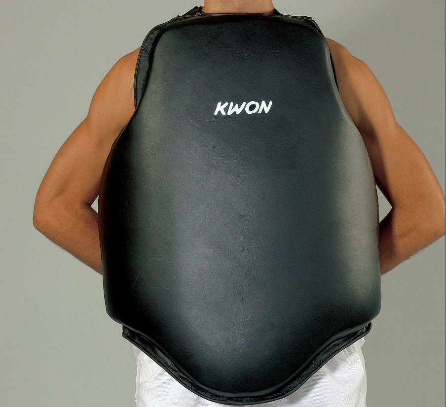 KWON (R) Bauchschild REPULSE / Schlagpolster schwarz