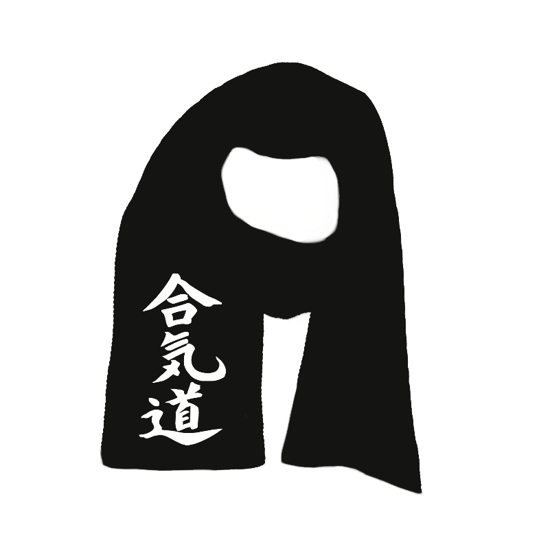 Aikido Schal bestickt