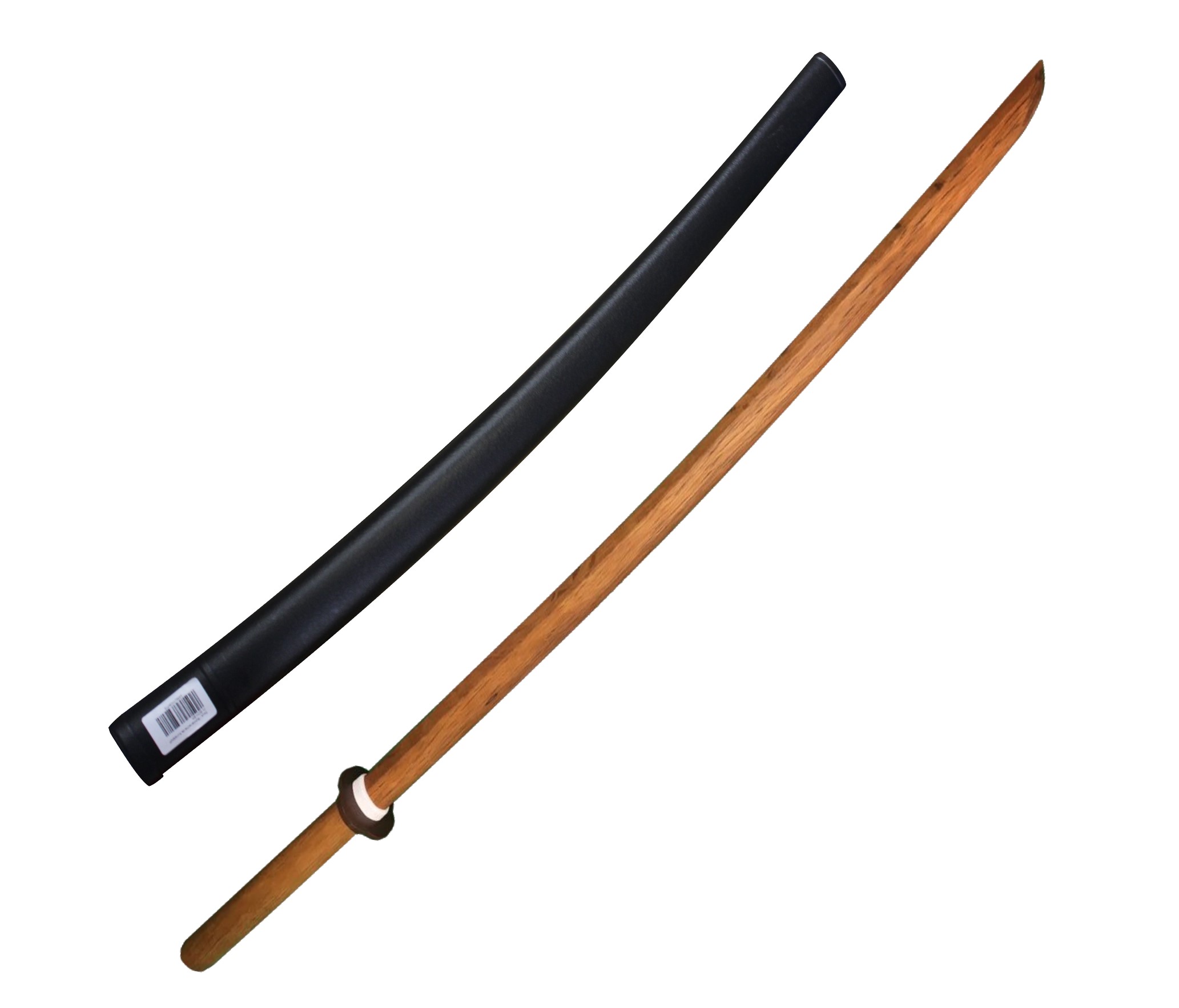 Bokken ROTEICHE mit Schwertscheide Saya SCHWARZ