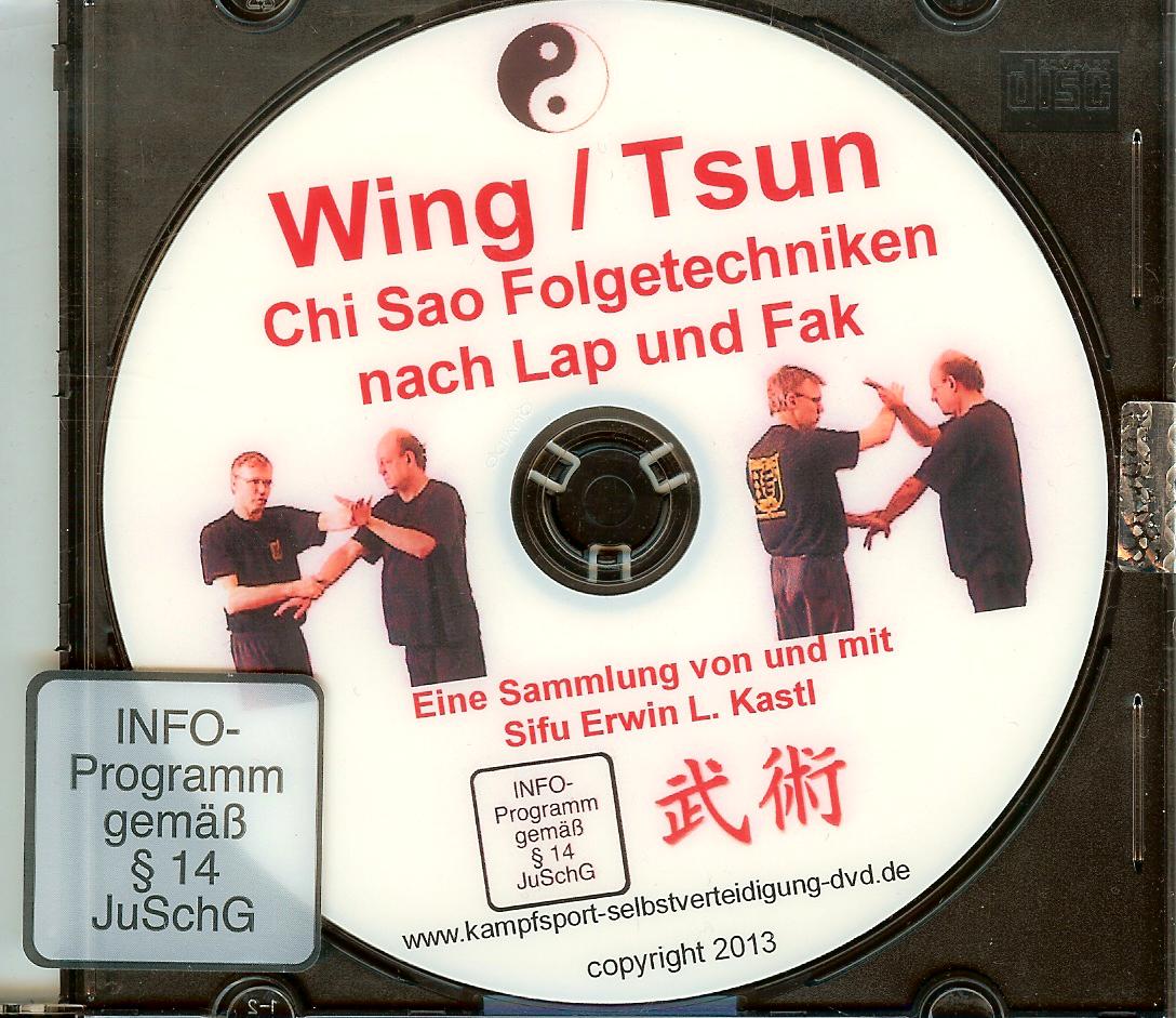 DVD Wing Tsun - Chi Sao Folgetechniken nach Lap und Fak