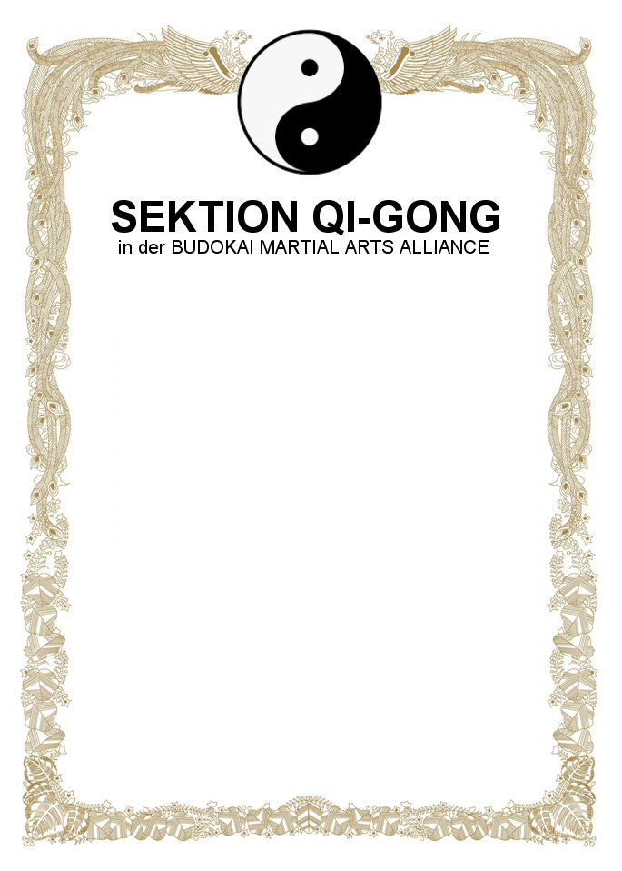 Qigong Teilnahme Zertifikat 10-er Pack