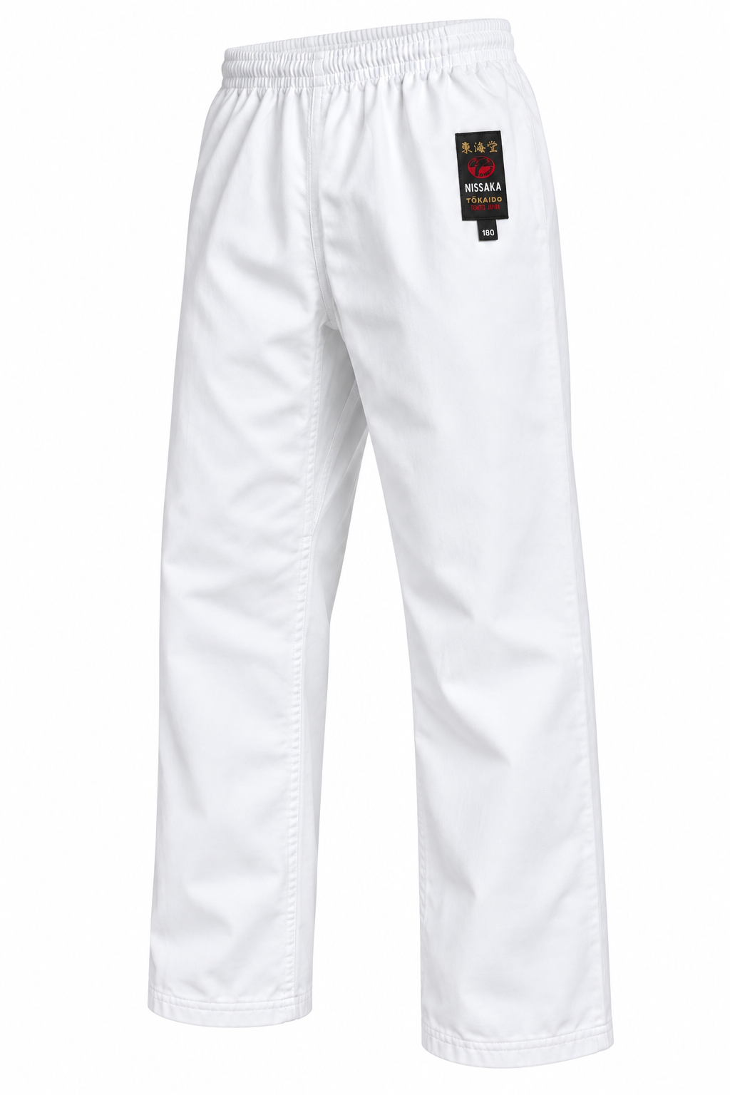 Karatehose Gi TOKAIDO NISSAKA 10oz weiß, Elastikbund 180 (%SALE)
