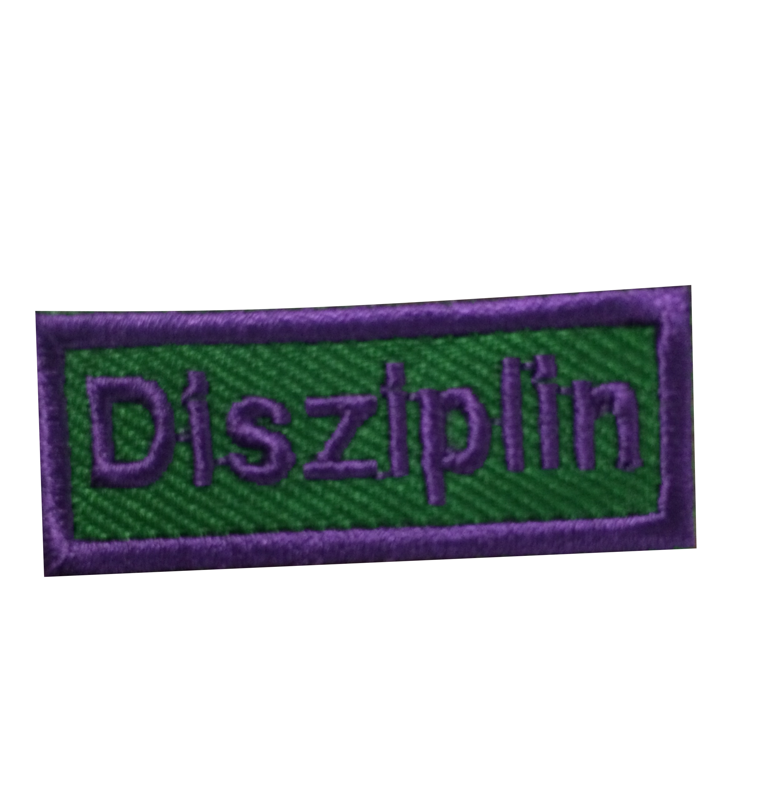 Disziplin - Anerkennungs-Abzeichen / Skill Patch violett/ grün