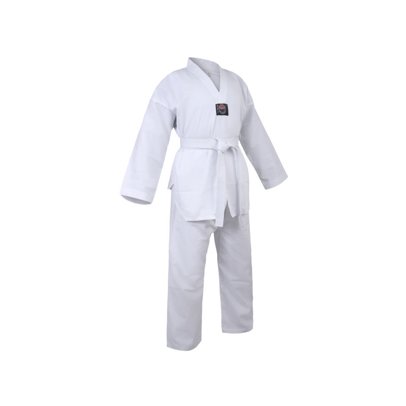 Taekwondo Anzug (Baumwolle) verschmutz Gr.140 (%SALE)
