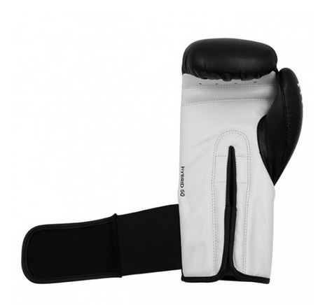 adidas Boxhandschuhe Hybrid 50, schwarz/weiß, ADIH50 14 oz
