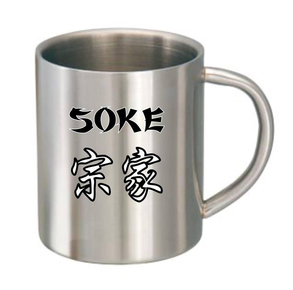 Soke TASSE aus Edelstahl, hochwertig graviert