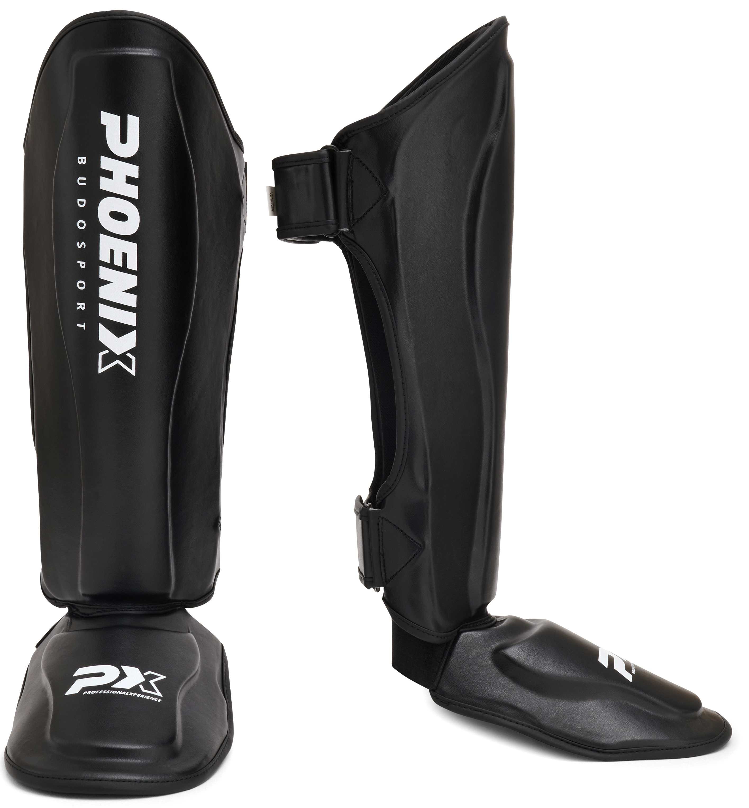 PX LEGACY Schienbeinspann Schützer, PU, schwarz XXL