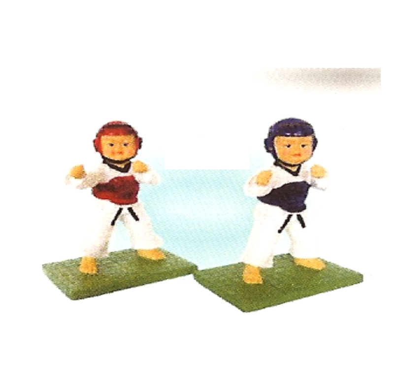Taekwondo Figuren (2 Stück) (H955)