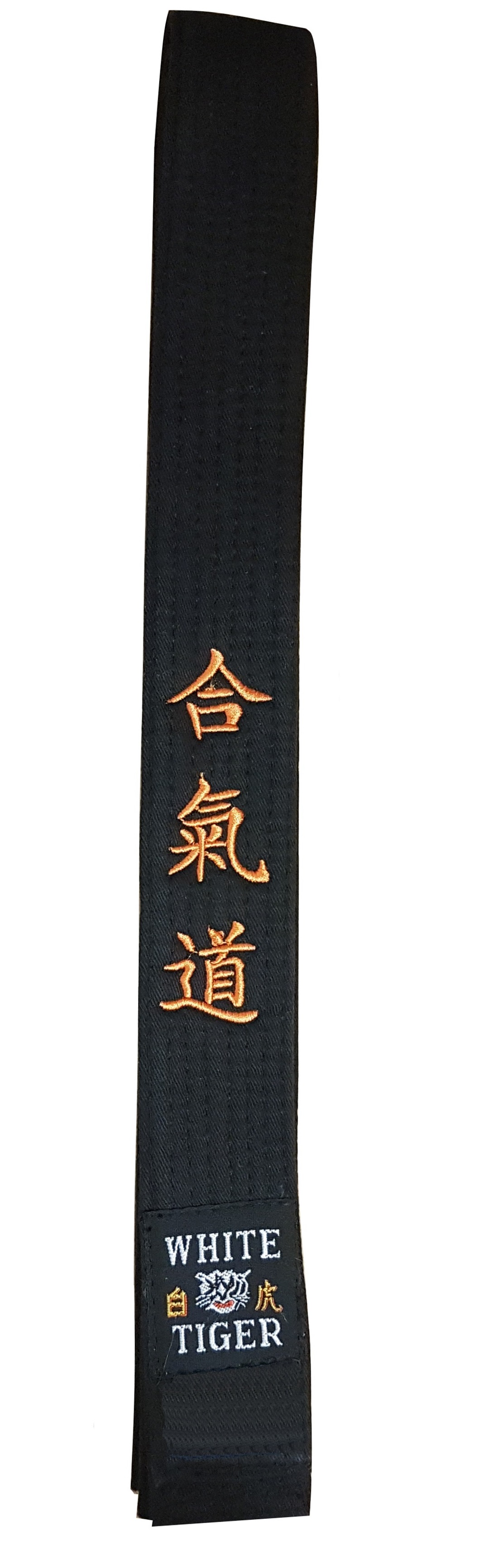 Schwarzgurt bestickt mit Aikido 320 cm (%SALE)