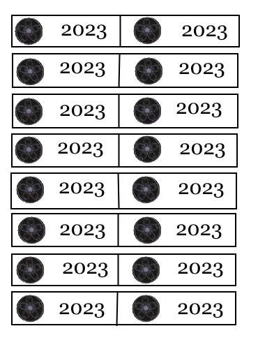 Jahresmarken für Schulen und Verbände, Sichtmarken 2020 - 2026 500 Stk. 2026