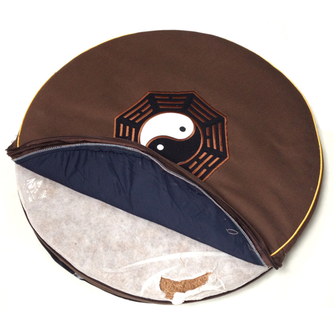 Meditationskissen Yogakissen groß 60 x 6 cm Yin Yang