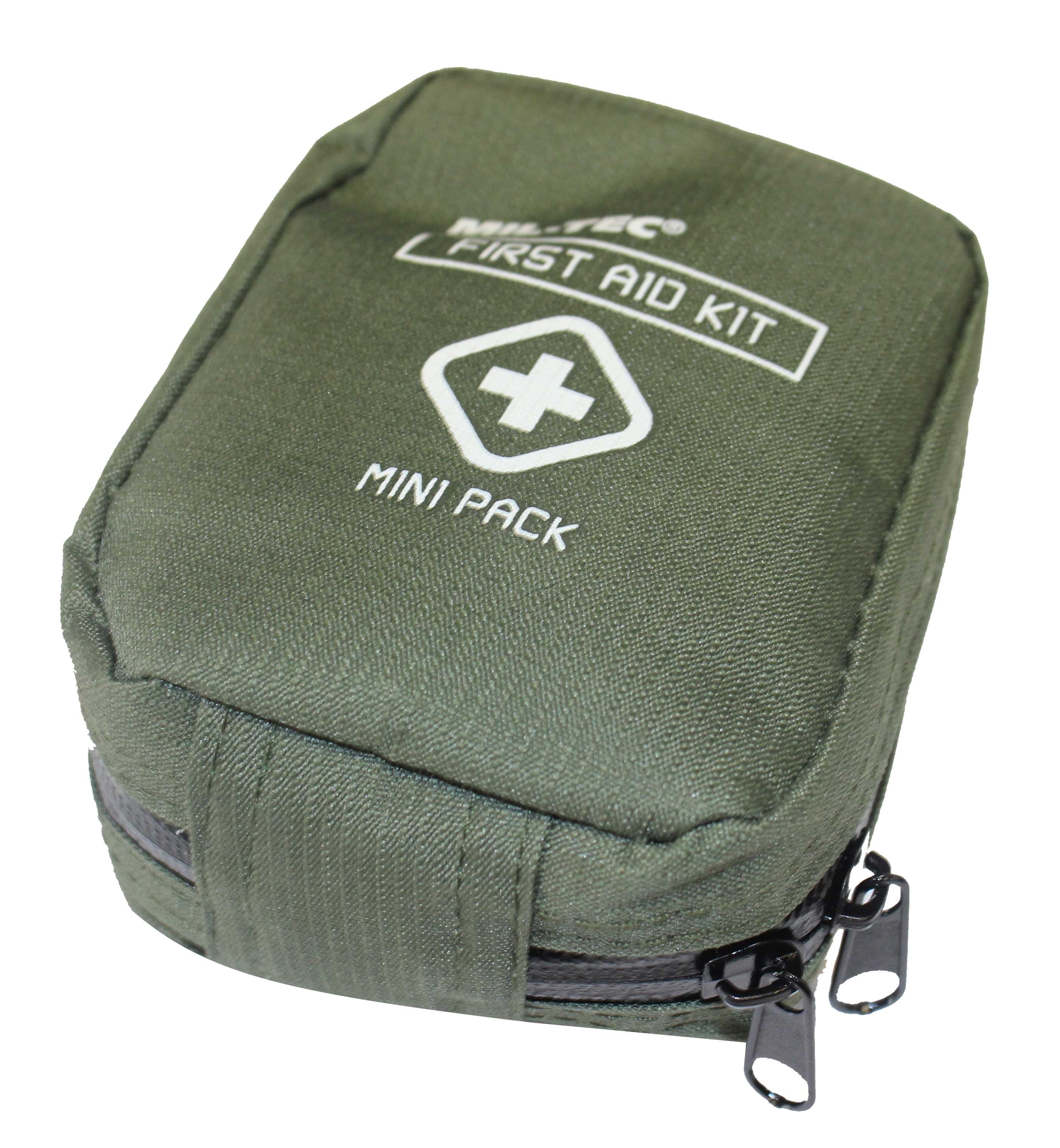 Erste Hilfe Mini Pack mit Gürtelschlaufe / Druckknopf oliv