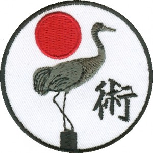 Aufnäher Kranich