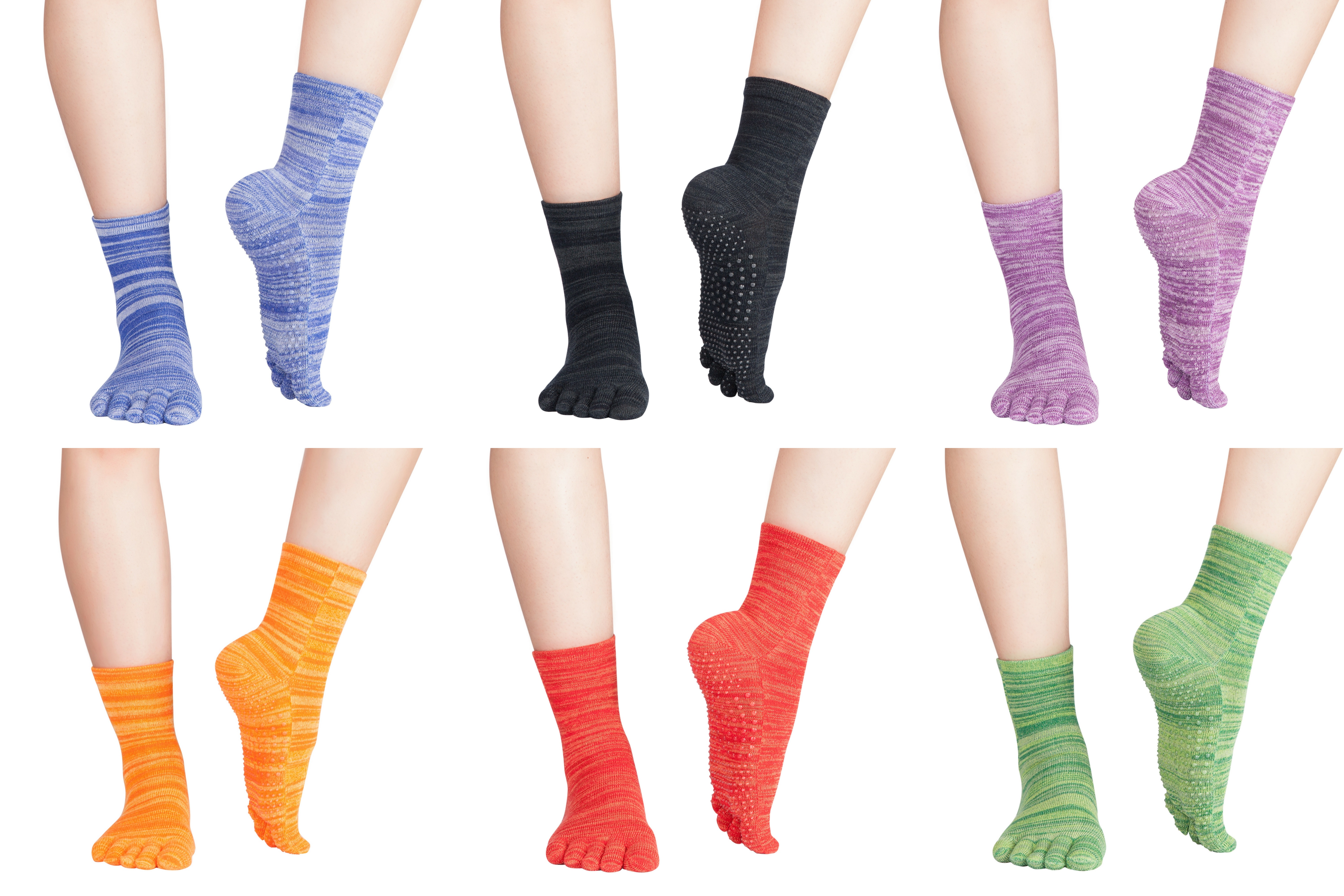 KNITIDO Fruit & Pepper Massage Zehensocken %SALE rot 43-46