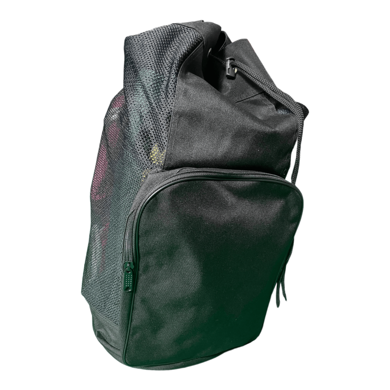 Mesh Beutel Deluxe mit Zusatztasche und Schultergurt