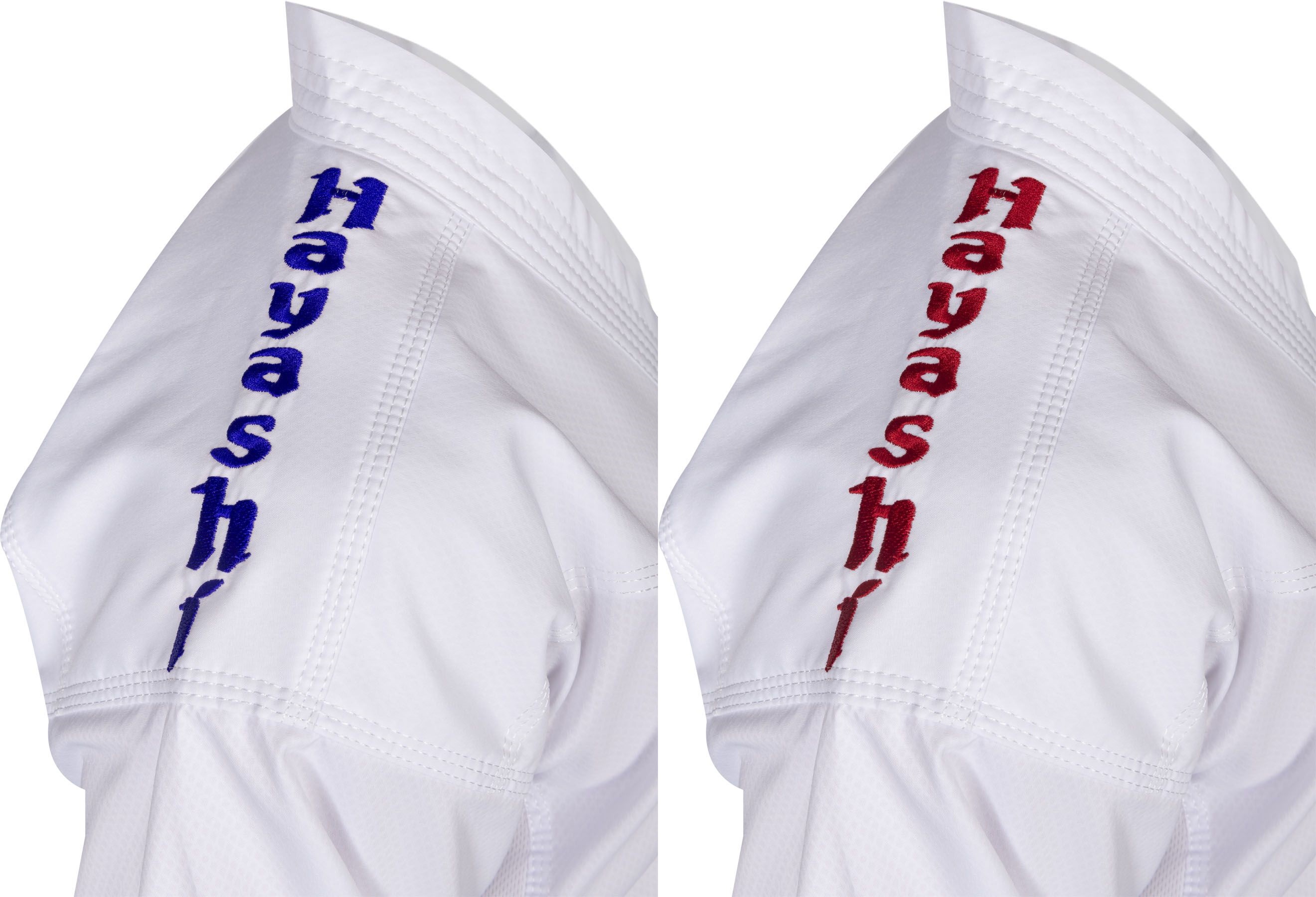 Kumite Karate Gi HAYASHI Champion FLEXZ / WKF appr. / farbige Schultersreifen