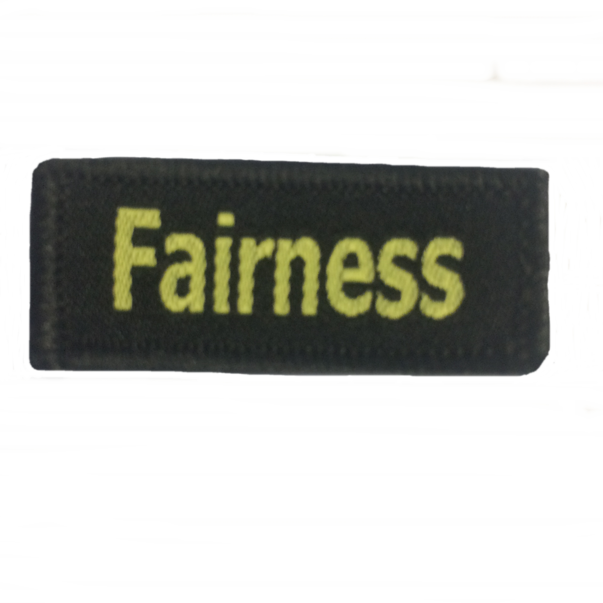 Fairness Aufnäher / Patch