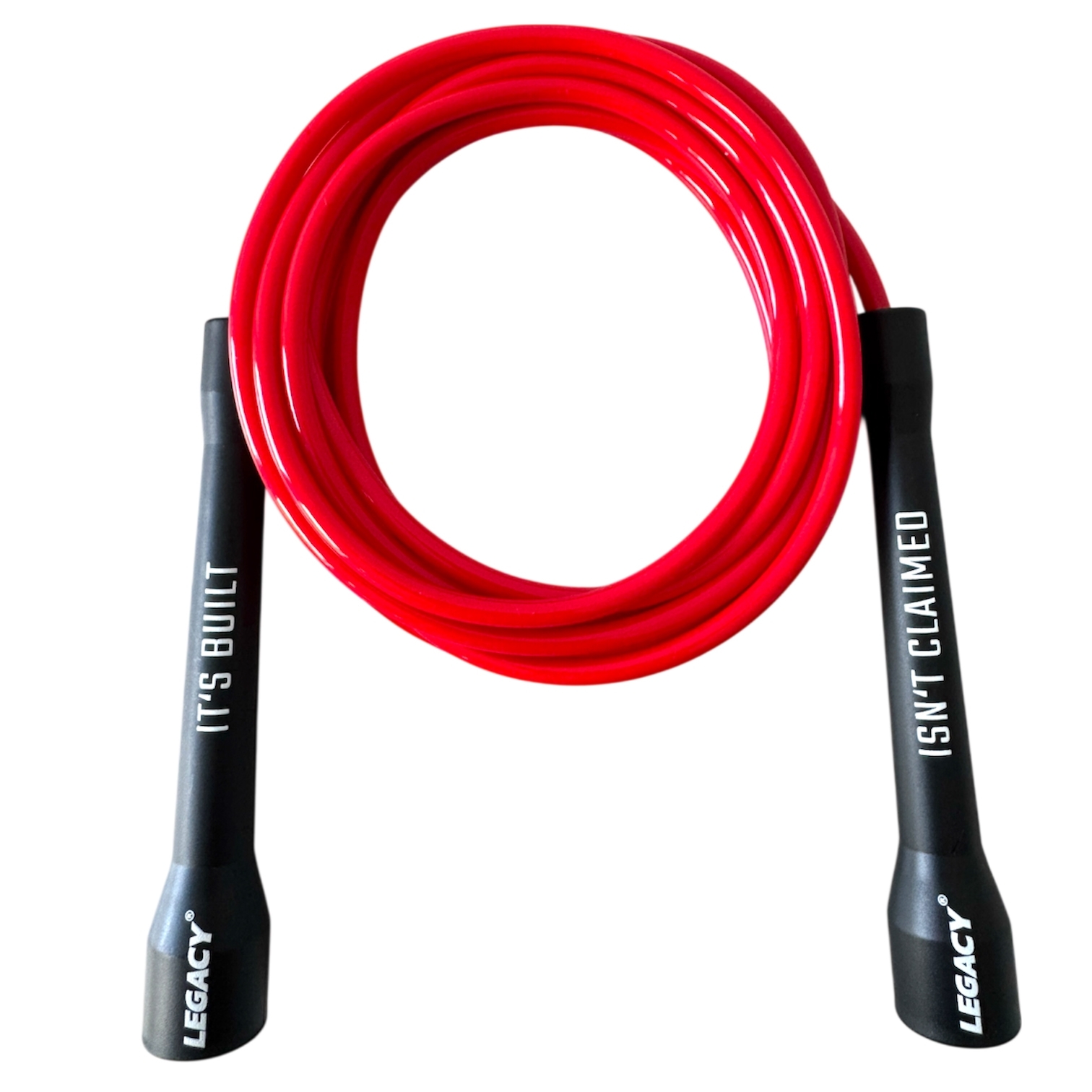 LEGACY Springseil Standard mit Kunststoffgriffen Rot