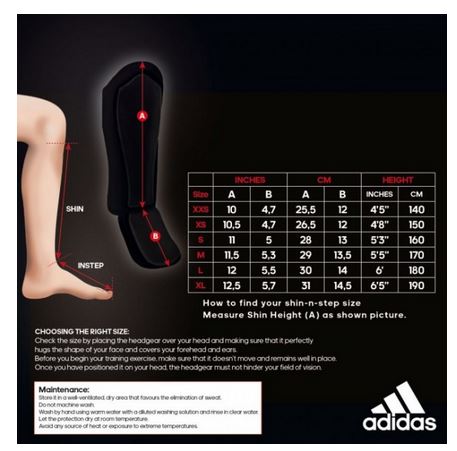 adidas Schienbein-Spannschutz Stoff schwarz, adiGSS013 XL