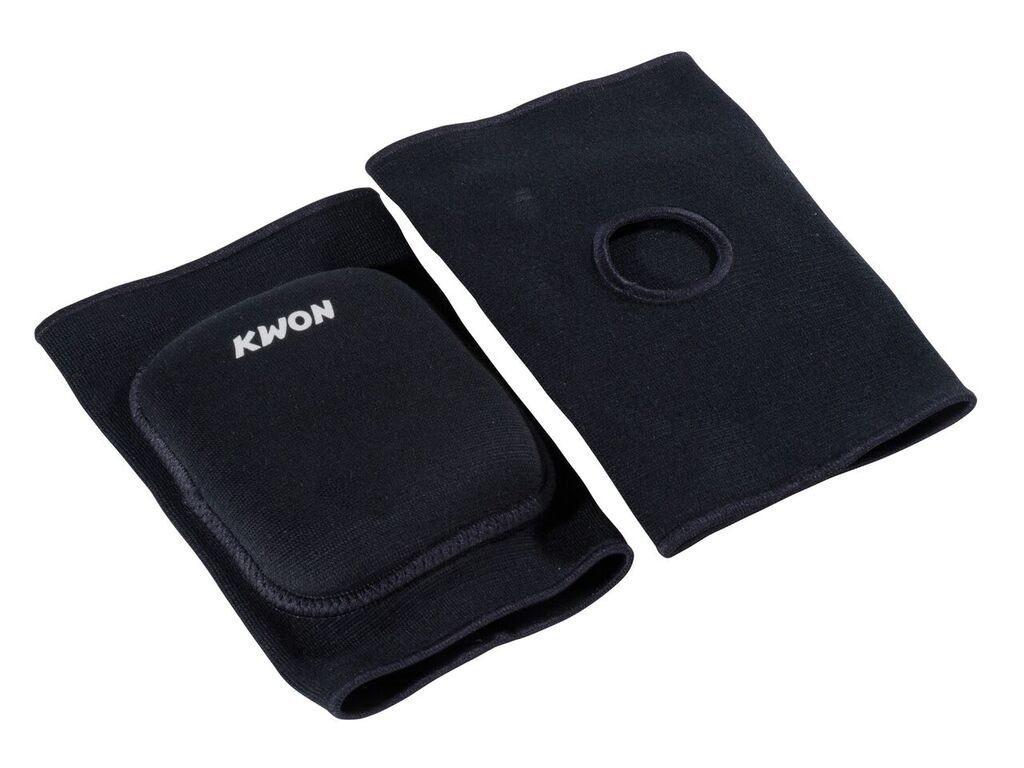 KWON (R) Knieschutz verstärkt gepolstert, schwarz