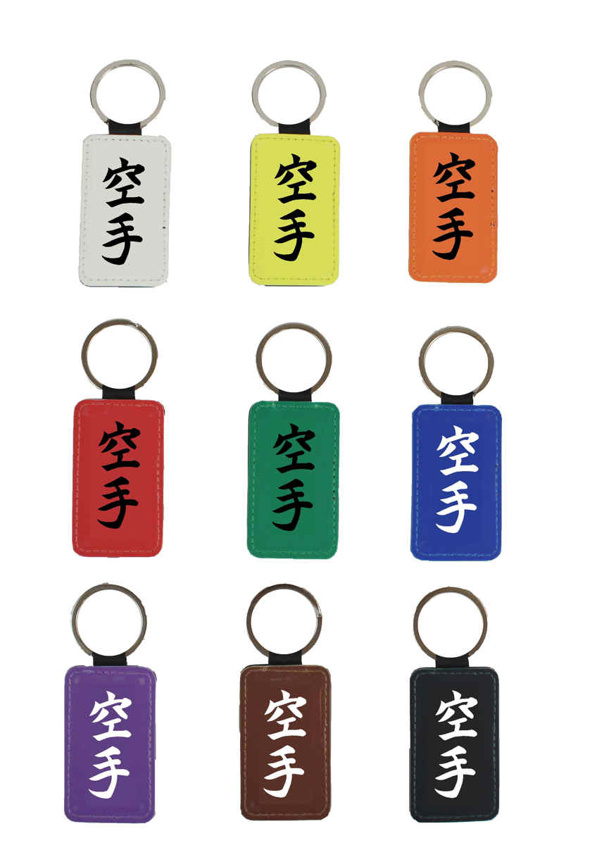 Schlüsselanhänger Kunstleder KARATE