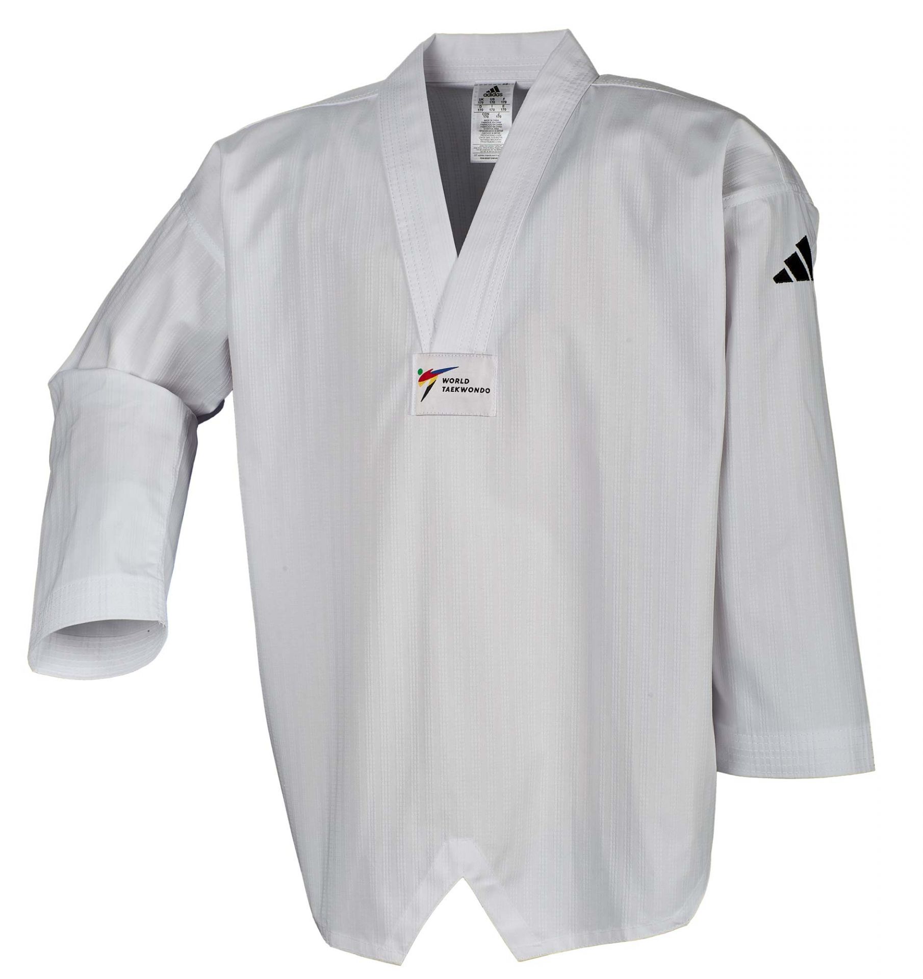 Adidas Taekwondo Anzug ADI Champ II mit weißem Revers 210cm